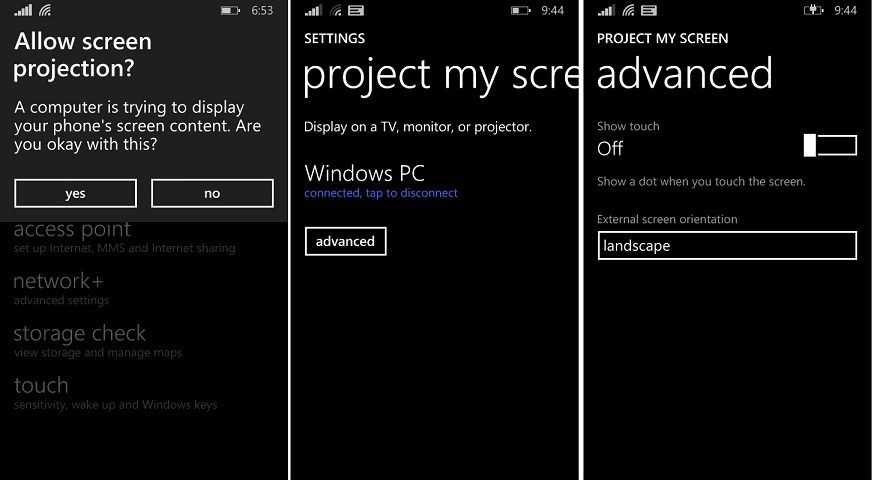 Project My Screen App